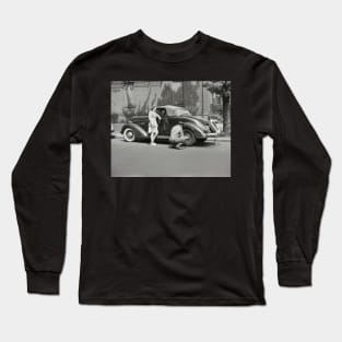 Auto Repair Service, 1942. Vintage Photo Long Sleeve T-Shirt